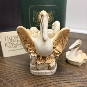 Harmony Kingdom Pell Mell Pelicans Trinket Box Ed. 1 England w/ Original Box